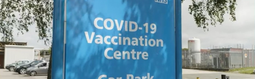 100 thousand vaccinated at Clatterbridge Hospital vaccination hub 100 thousand vaccinated at Clatterbridge Hospital vaccination hub